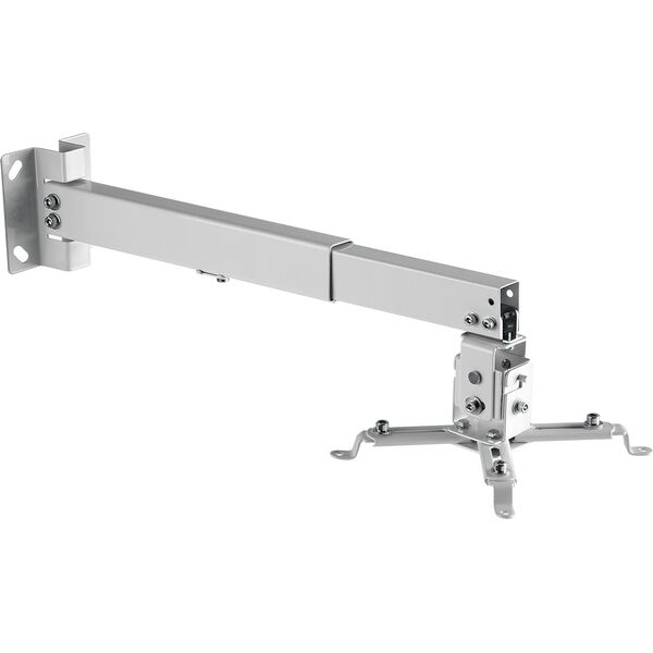 Uchwyt do projektorów Cabletech Uchwyt ścienny sufitowy do projektora multimedialnego Cabletech do 20kg - srebrny