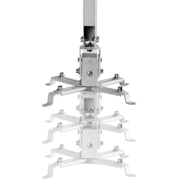 Uchwyt do projektorów Cabletech Uchwyt ścienny sufitowy do projektora multimedialnego Cabletech do 20kg - srebrny