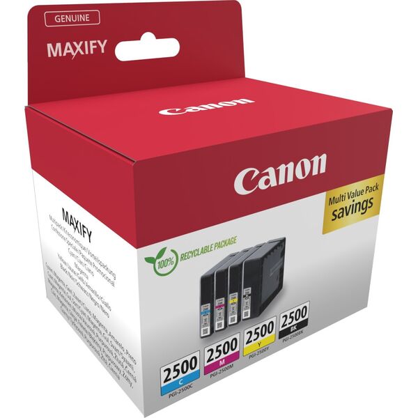 Tusz Canon CANON PGI-2500 Ink Cartridge BK/C/M/Y MULTI