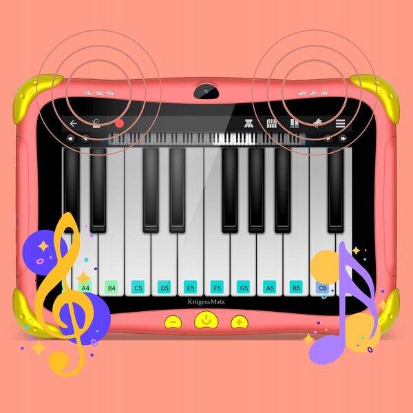 Tablet Kruger&Matz Tablet dla dzieci FUN 808 Czerwony