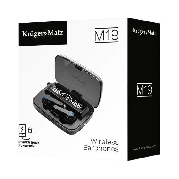 Słuchawki Kruger&Matz M19 czarne