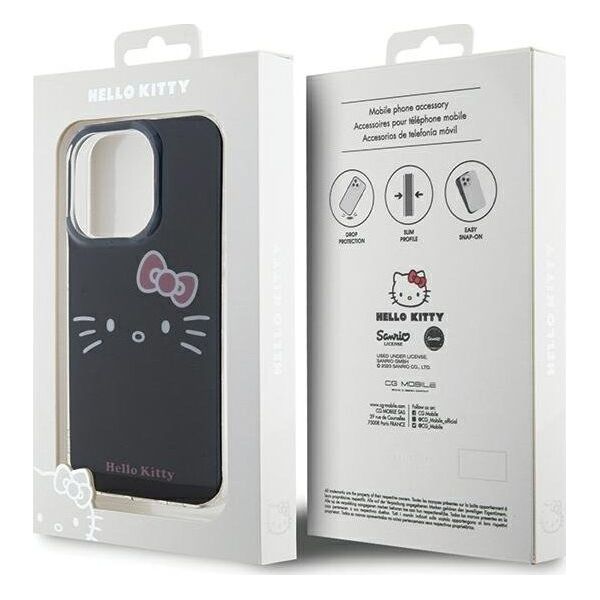 Hello Kitty Hello Kitty Hkhcp15Xhkhlk Iphone 15 Pro Max 6.7" Czarny/Black Hardcase Iml Kitty Face