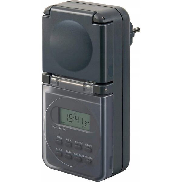 Brennenstuhl DIGITAL TIME SWITCH GRAY WEEKLY