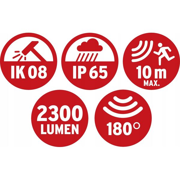 Brennenstuhl FLOODLIGHT 20W LED 865 2300LM IP54 PIR