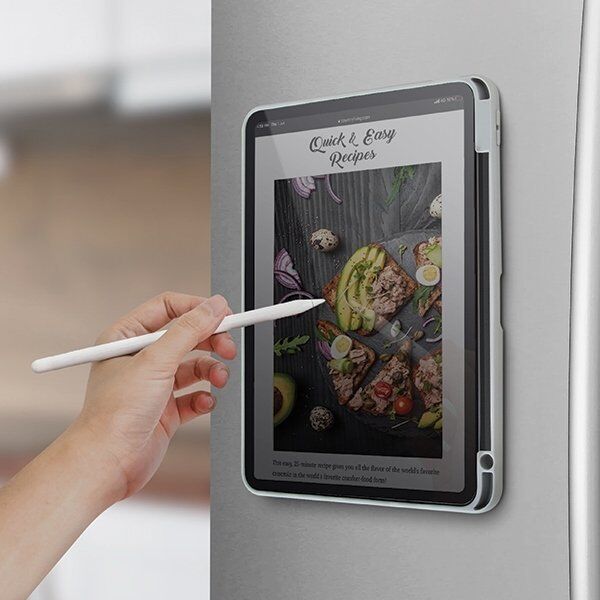 Etui na tablet Uniq UNIQ etui Rovus iPad Pro 11 (2021-2022) / Air 10.9" (2020-2022) szary/chalk grey Magnetic Case