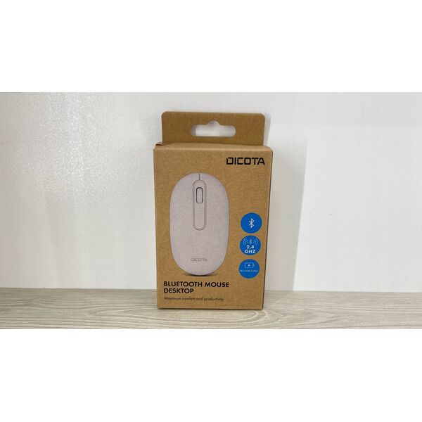 Mysz Dicota DICOTA Wireless Mouse BT/2.4G DESKTOP white