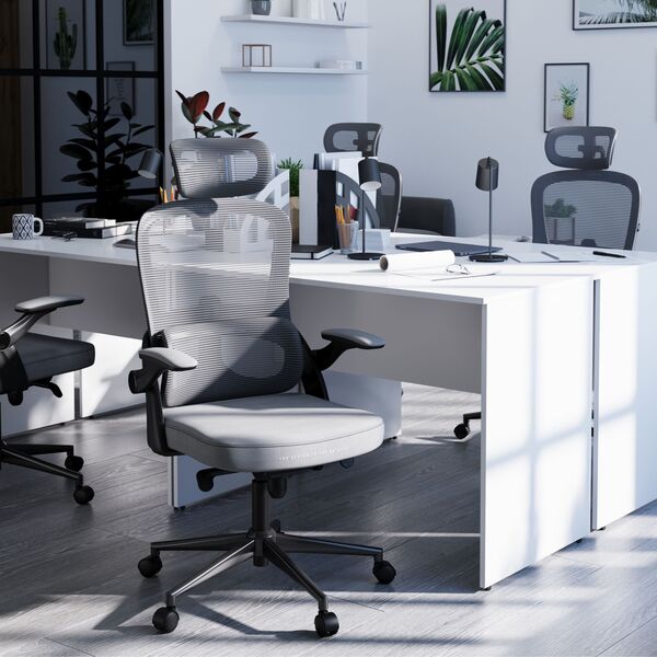 Krzesło biurowe Diablo Chairs V-Light Szare