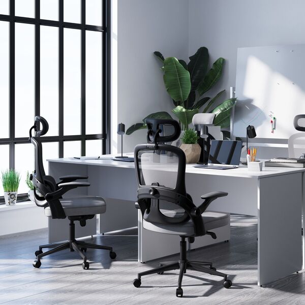 Krzesło biurowe Diablo Chairs V-Light Szare