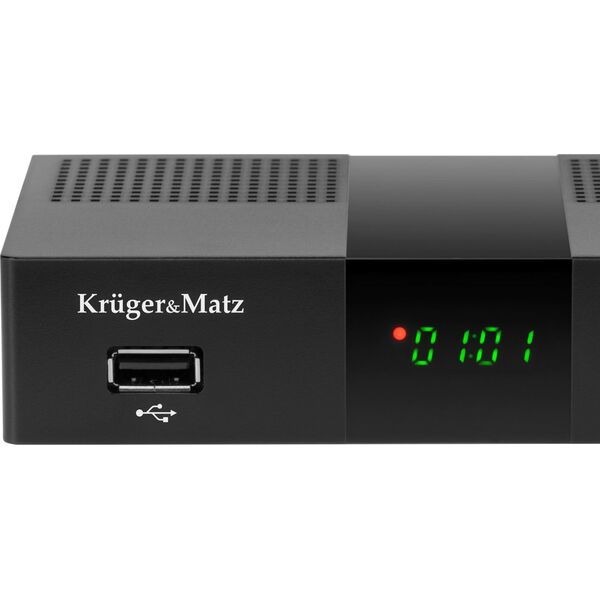 Tuner TV Kruger&Matz Tuner DVB-T2 H.265 HEVC Kruger&Matz HDMI SCART PVR EPG USB dekoder