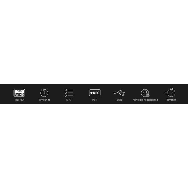 Tuner TV Kruger&Matz Tuner DVB-T2 H.265 HEVC Kruger&Matz HDMI SCART PVR EPG USB dekoder