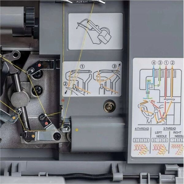 Maszyna do szycia Singer Singer Overlock HD0405S szary