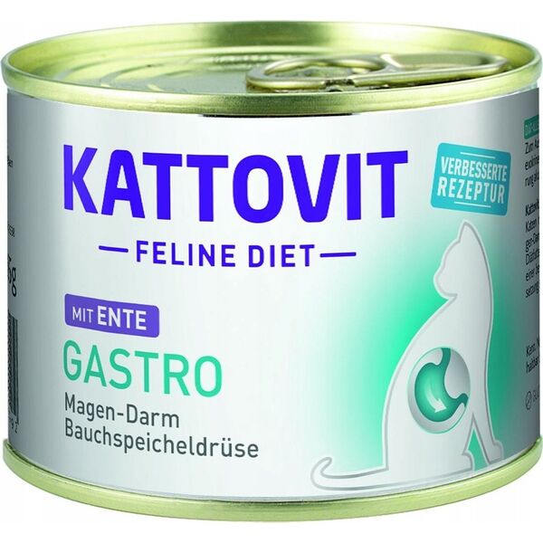 Kattovit KATTOVIT Gastro kaczka - puszka 185g karma dla kota
