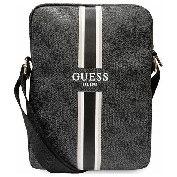 Etui na tablet Guess Guess 4G Stripes Tablet Bag - Torba na tablet 10" (Czarny)