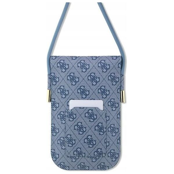 Guess Guess 4G Metal Script Logo - Torebka crossbody na telefon (niebieski)
