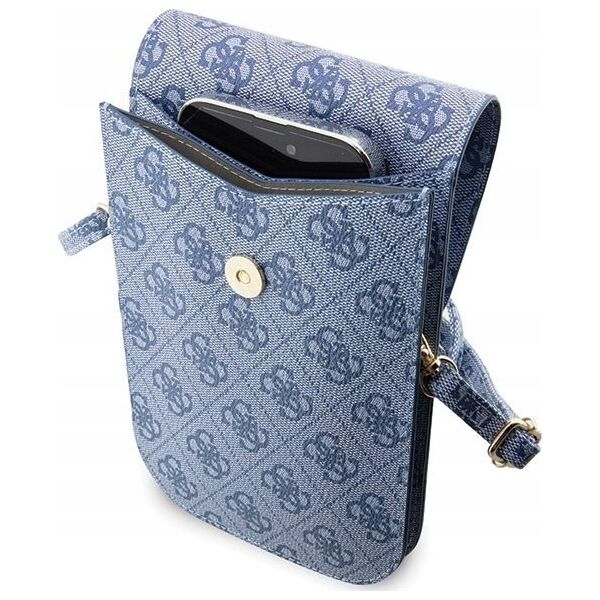 Guess Guess 4G Stripes - Torebka crossbody na telefon (niebieski)