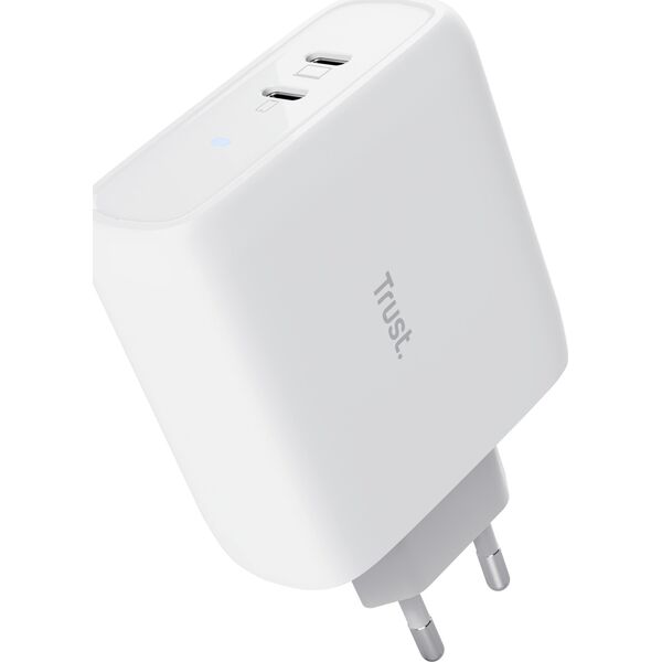 Ładowarka Trust TRUST nabíječka MAXO 65W, 2x USB-C, bílá