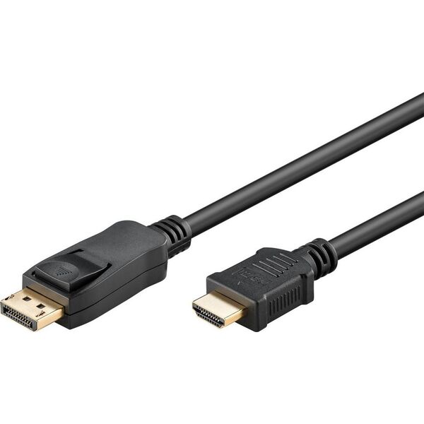 Kabel Goobay Goobay Videokabel 64836 DP auf HDMI 200cm schwarz