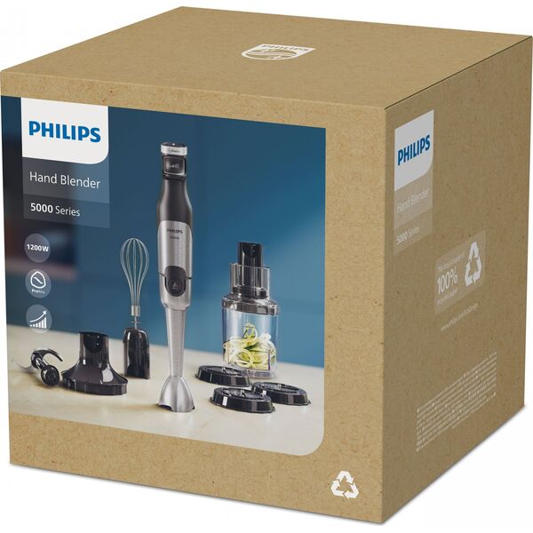 Blender Philips Philips 5000 Series Hand Blender HR2684/00, 1200W