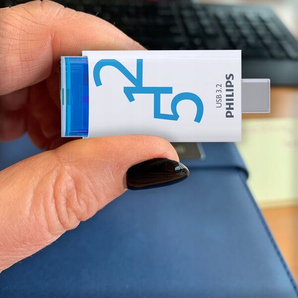 Pendrive Philips Philips USB 3.2            512GB Click Series Gen 1 USB-C