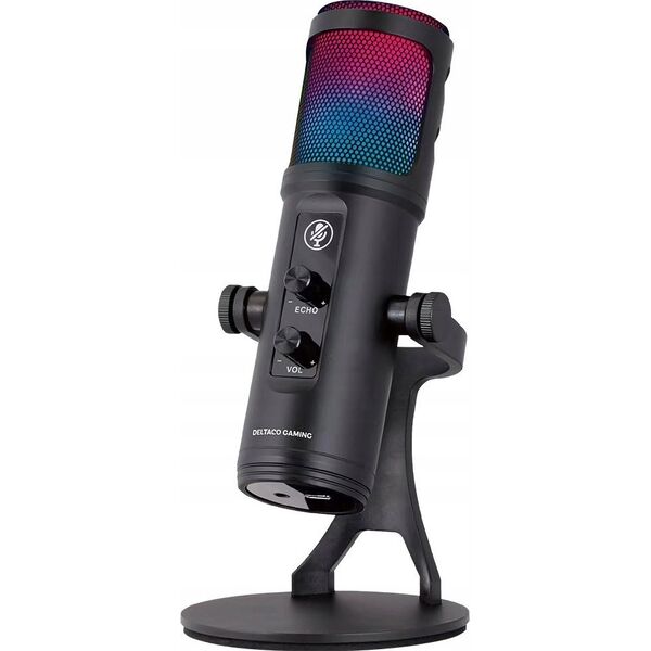 Mikrofon Deltaco RGB srautinio perdavimo mikrofonas DELTACO GAMING / GAM-171 / 4222236