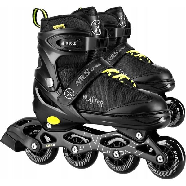 Rolki Nils Extreme NA18168A ŁYŻWOROLKI BLASTER CZARNE ROZM.M (35-38) NILS EXTREME