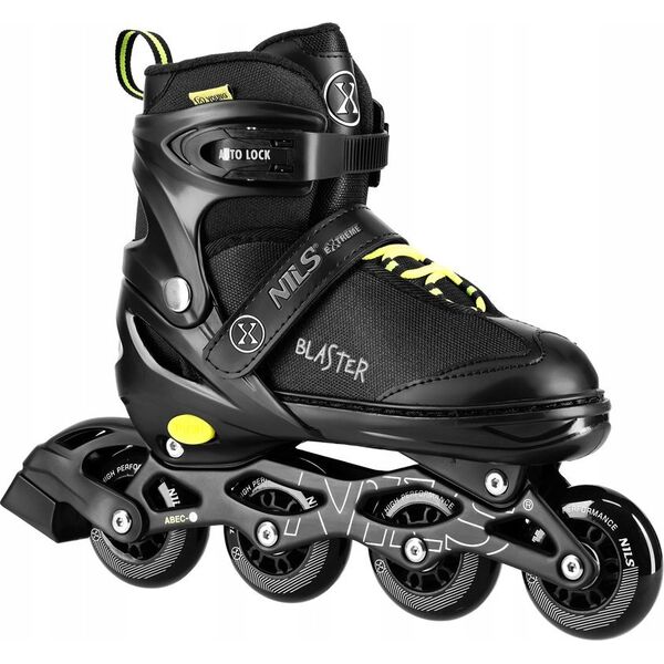 Rolki Nils Extreme NA18168A ŁYŻWOROLKI BLASTER CZARNE ROZM.M (35-38) NILS EXTREME