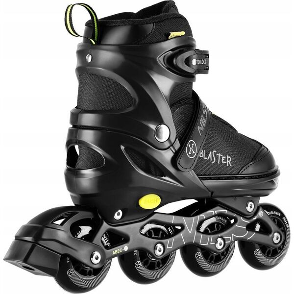 Rolki Nils Extreme NA18168A ŁYŻWOROLKI BLASTER CZARNE ROZM.M (35-38) NILS EXTREME