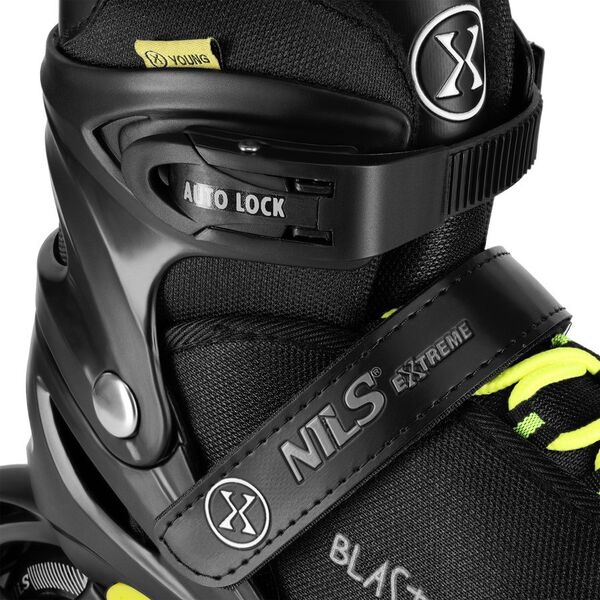 Rolki Nils Extreme NA18168A ŁYŻWOROLKI BLASTER CZARNE ROZM.M (35-38) NILS EXTREME