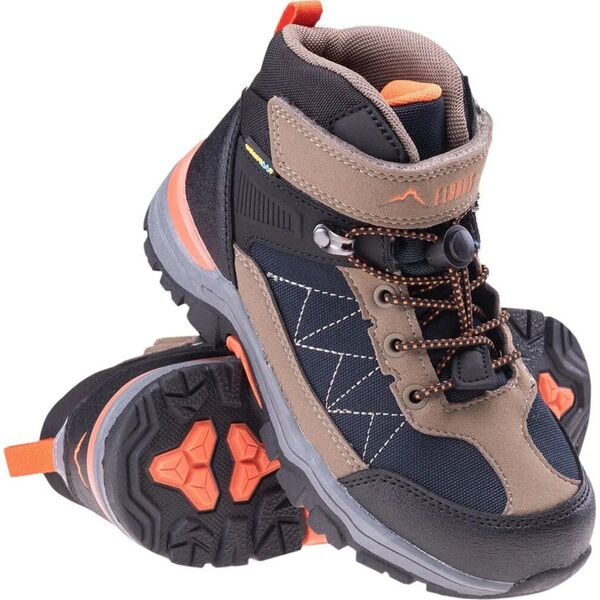 Elbrus Dziecięce buty Elbrus Alven Mid Wp Jr black/navy/brown/orange rozmiar 30