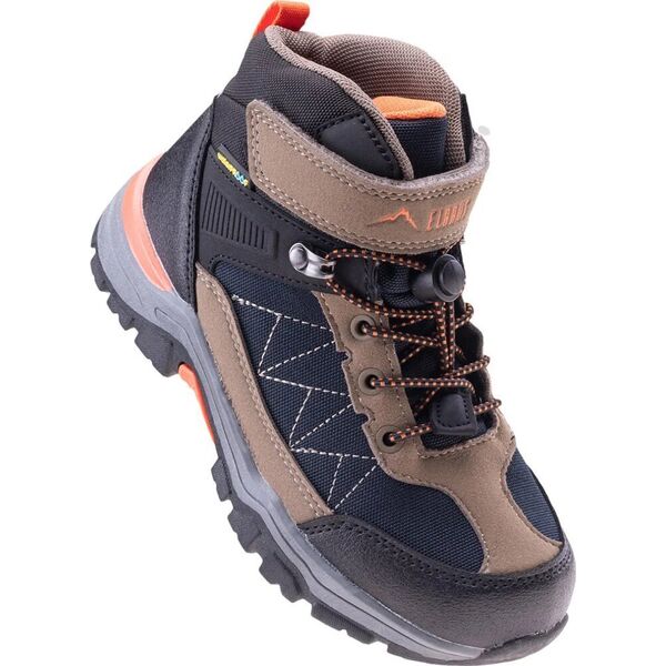 Elbrus Dziecięce buty Elbrus Alven Mid Wp Jr black/navy/brown/orange rozmiar 33