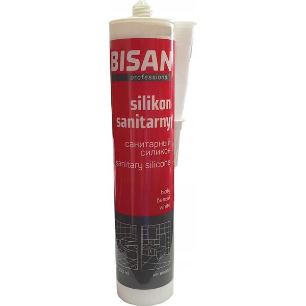 Bisan Bisan silikon sanitarny 300ml, biały B870720