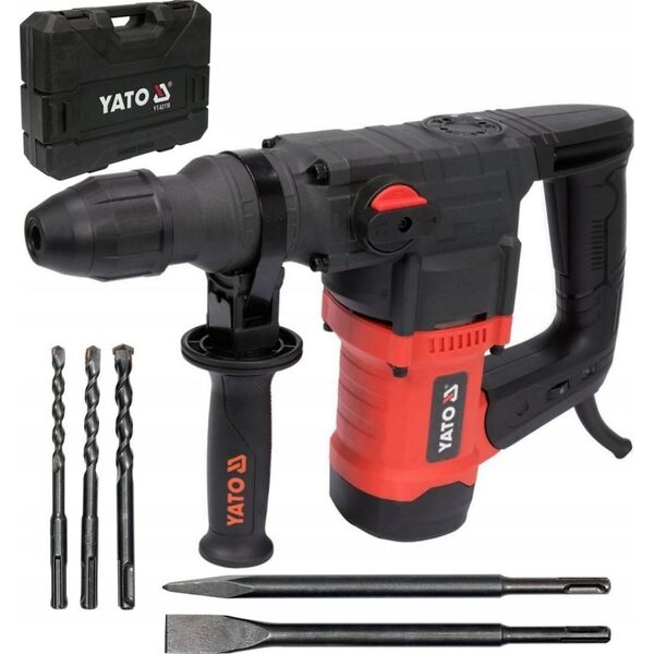 Młotowiertarka Yato MÅOT SDS+ 1100W, 3 FUNKCJE + WIERTÅA I DÅUTA