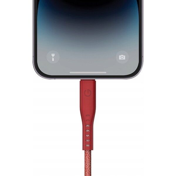 Kabel USB Energea USB-C - Lightning 1.5 m Czerwony