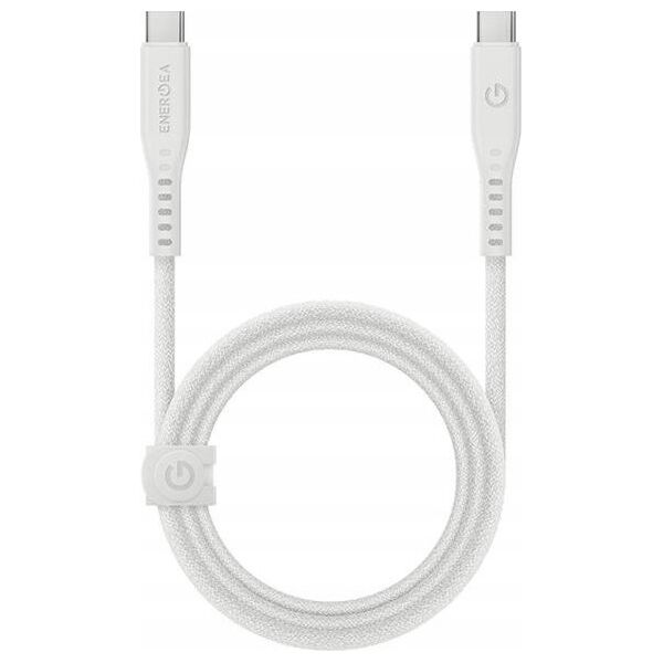 Kabel USB Energea USB-C - USB-C 1.5 m Biały