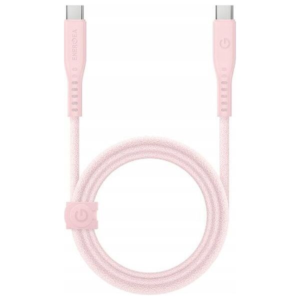 Kabel USB Energea USB-C - USB-C 1.5 m Różowy