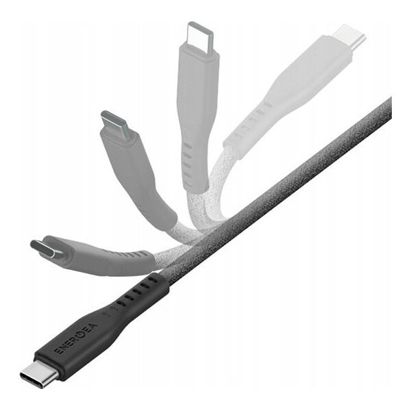 Kabel USB Energea USB-C - USB-C 1.5 m Czarny