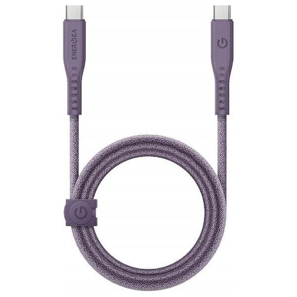 Kabel USB Energea USB-C - USB-C 1.5 m Fioletowy