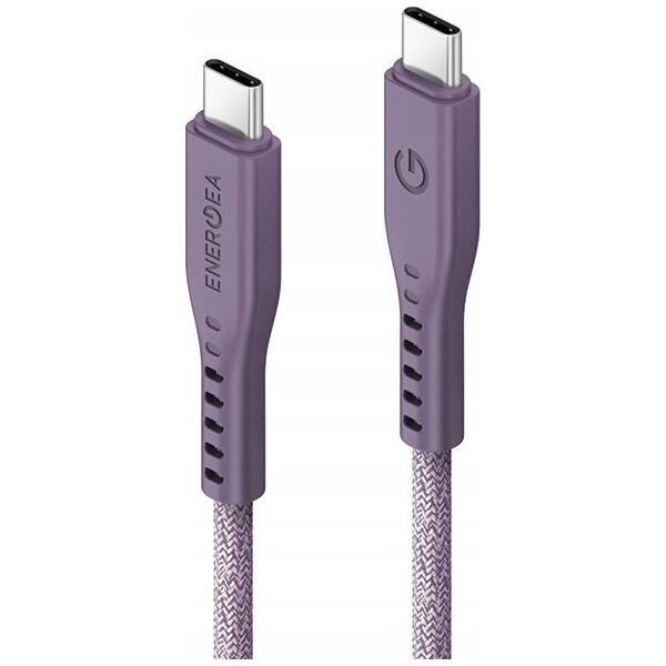 Kabel USB Energea USB-C - USB-C 1.5 m Fioletowy