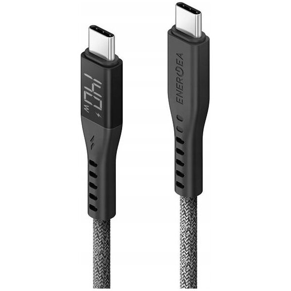 Kabel USB Energea USB-C - USB-C 1.5 m Czarny