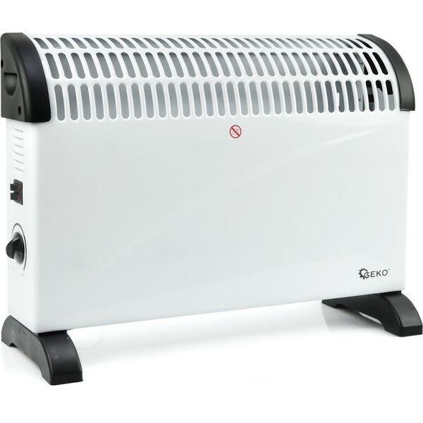 Geko Grzejnik konwektorowy biały z termostatem 2000W (1)