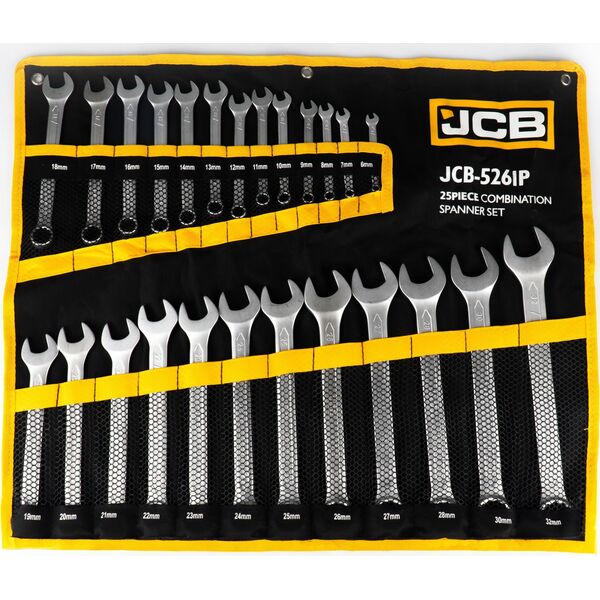 JCB JCB KLUCZ PŁASKO-OCZKOWY kpl.25el. (6-32mm)