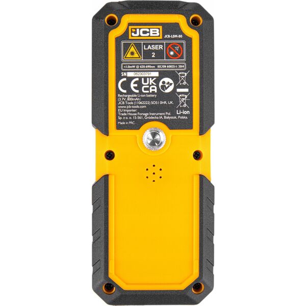 Dalmierz laserowy JCB JCB DALMIERZ LASEROWY 80m AKUMULATOROWY Li-Ion USB C