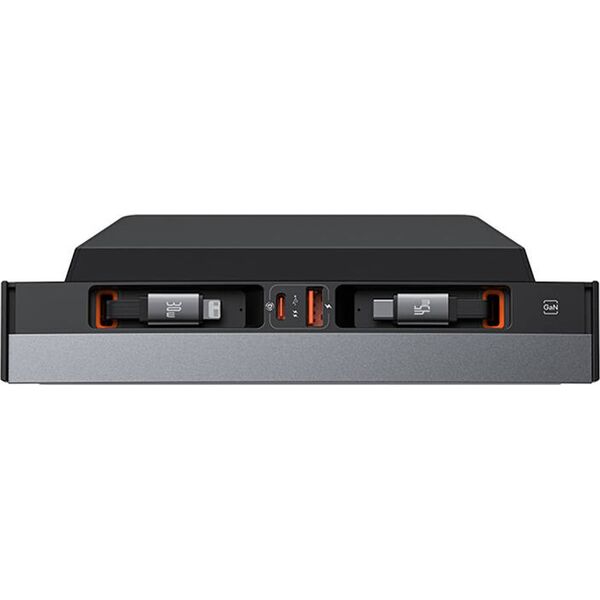 Baseus Hub Baseus T-Space z kablem USB-C do Lightning dla Tesla (czarny)