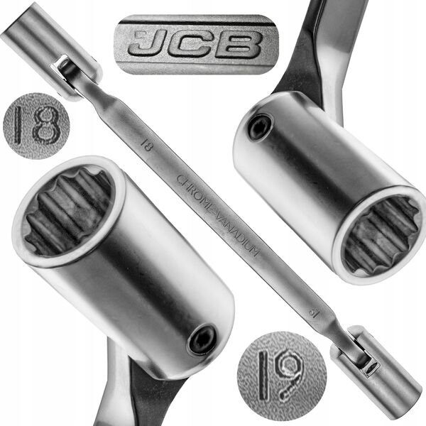 JCB JCB KLUCZ NASADOWY DWUSTRONNY 18x19mm
