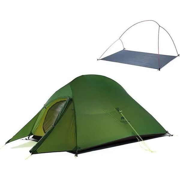 Namiot turystyczny Naturehike Naturehike Namiot Cloud Up 1 20D Updated NH18T010-T-Forest Green