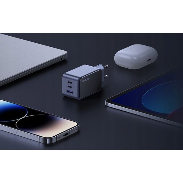 Ładowarka Ugreen Nexode Air 1x USB-A 2x USB-C  (UGR1842)