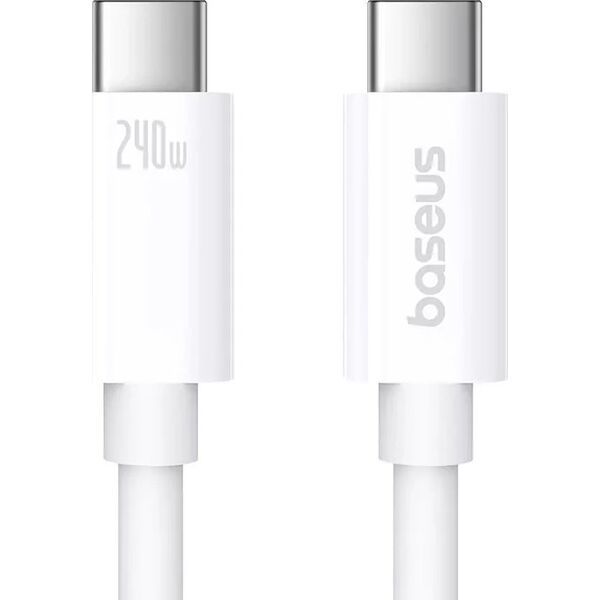 Kabel USB Baseus USB-C - USB-C 1 m Biały (1024213)
