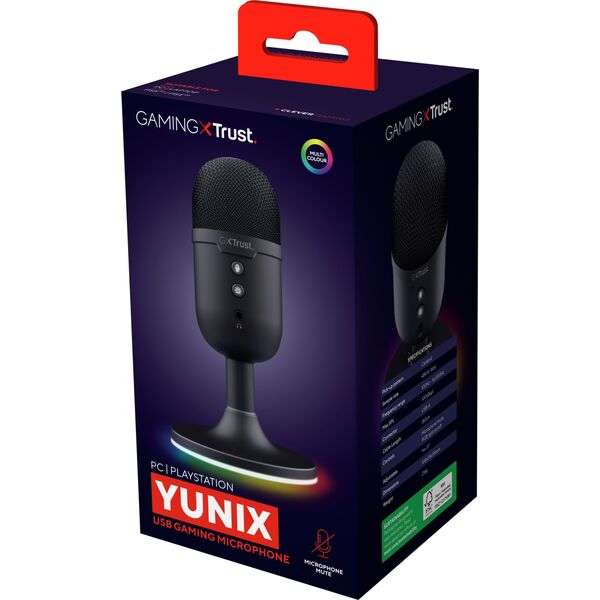 Mikrofon Trust TRUST mikrofon GXT234 YUNIX USB MICROPHONE BLK