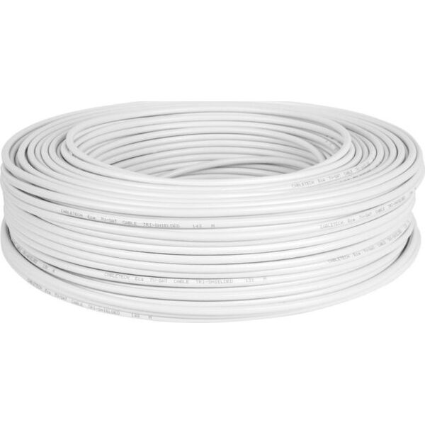 Cabletech Kabel CABLETECH TV-SAT CU + podwójny ekran 150m/k.