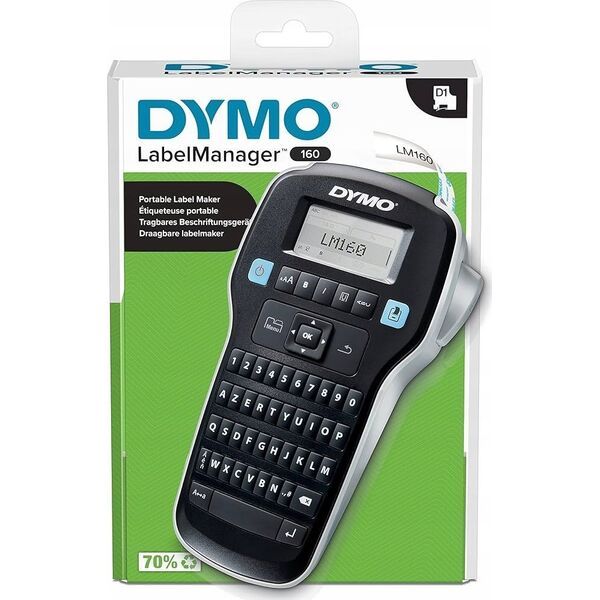 Drukarka etykiet Dymo DYMO LabelManager 160  6/9/12      mm D1-Bänder Azerty